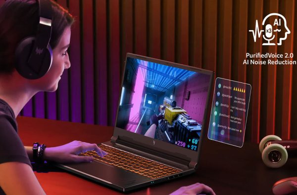 Laptop Gaming ACER Nitro V16 ANV16-41-R7HU, AMD Ryzen 7 8845HS 5.1GHz, 16" WUXGA, 16GB, SSD 1TB, NVIDIA GeForce RTX 4060 8GB - Image 4