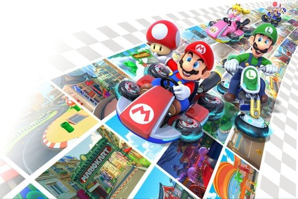 NINTENDO Switch OLED, Mario Kart 8 Deluxe & Minecraft Bundle - Image 2