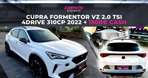 Cupra Formentor VZ 2.0 TSI 4DRIVE 310CP 2022 + €1500 POCKET MONEY
