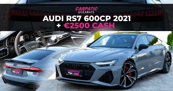 Audi RS7 600CP 2021 + €2500 POCKET MONEY