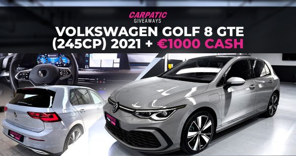 Volkswagen Golf 8 GTE (245Cp) 2021 + €1000 POCKET MONEY