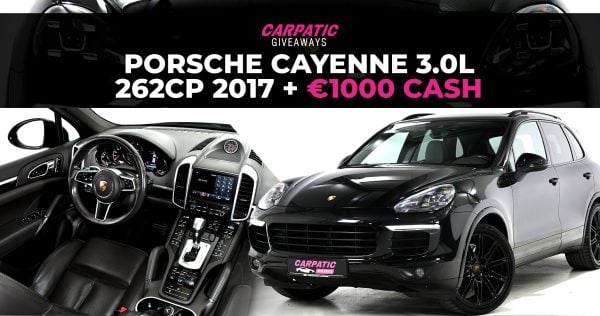 Porsche Cayenne 3.0L 262CP 2017 + €1000 POCKET MONEY