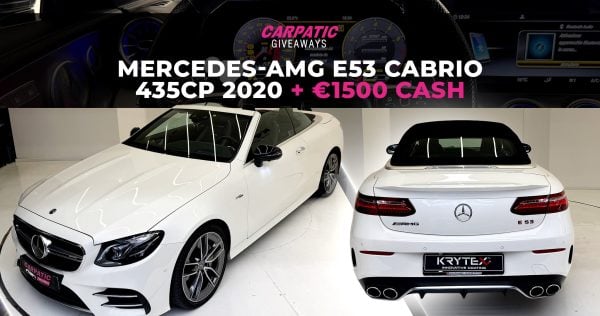Mercedes-Benz E 53 AMG 4MATIC Cabrio 435CP 2020 + €1500 POCKET MONEY