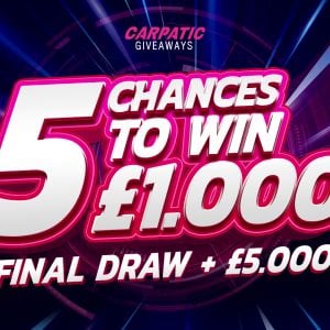 5 Chances To Win £1.000 + £5.000 Final Draw