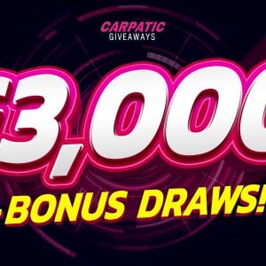 £3000 Cash + Bonus Draws